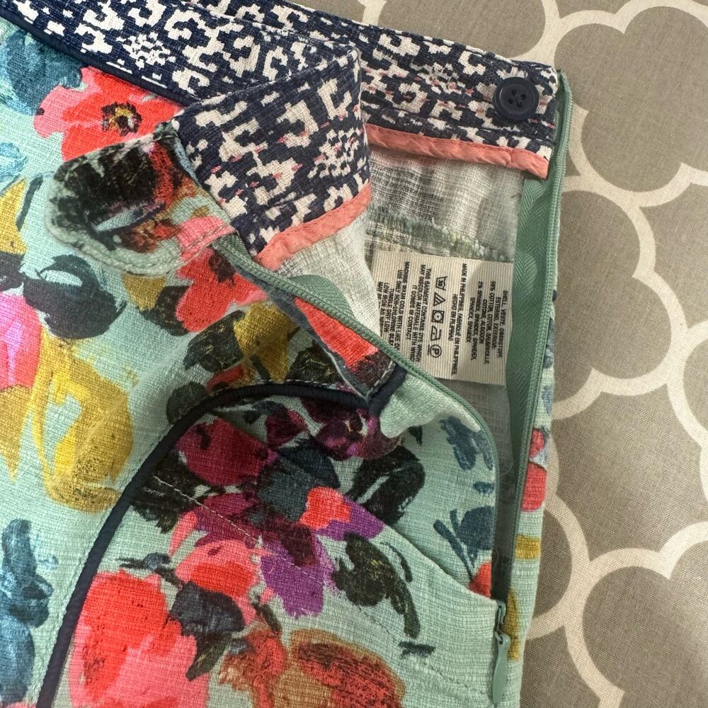 Anthropologie Cartonnier Skyflower Shorts Size 2 - Picture 9 of 11
